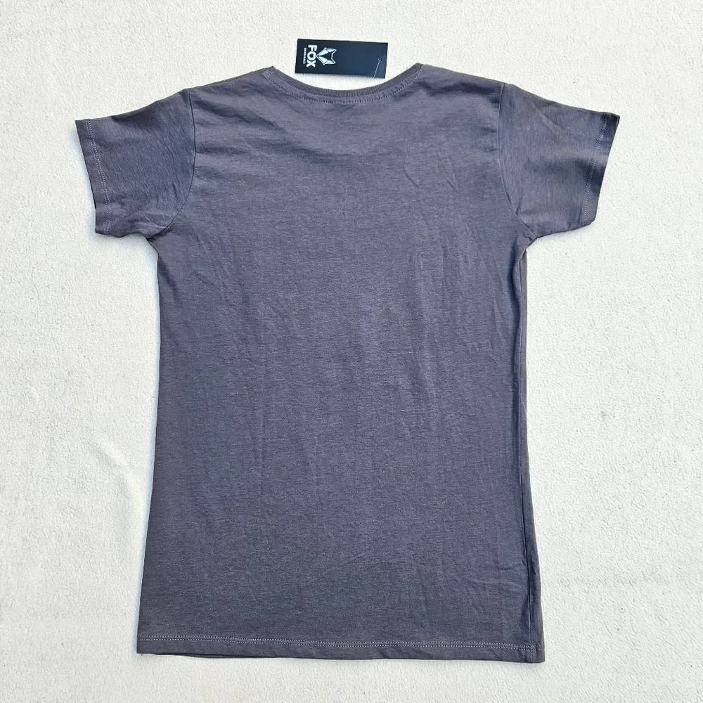 Fox Gray Vienna Graphic T-Shirt Size S - Picture 10 of 10
